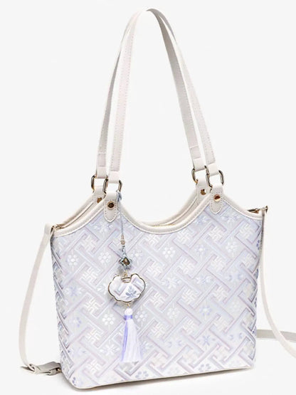 Geometric Pattern Shoulder Bag by Trendsi