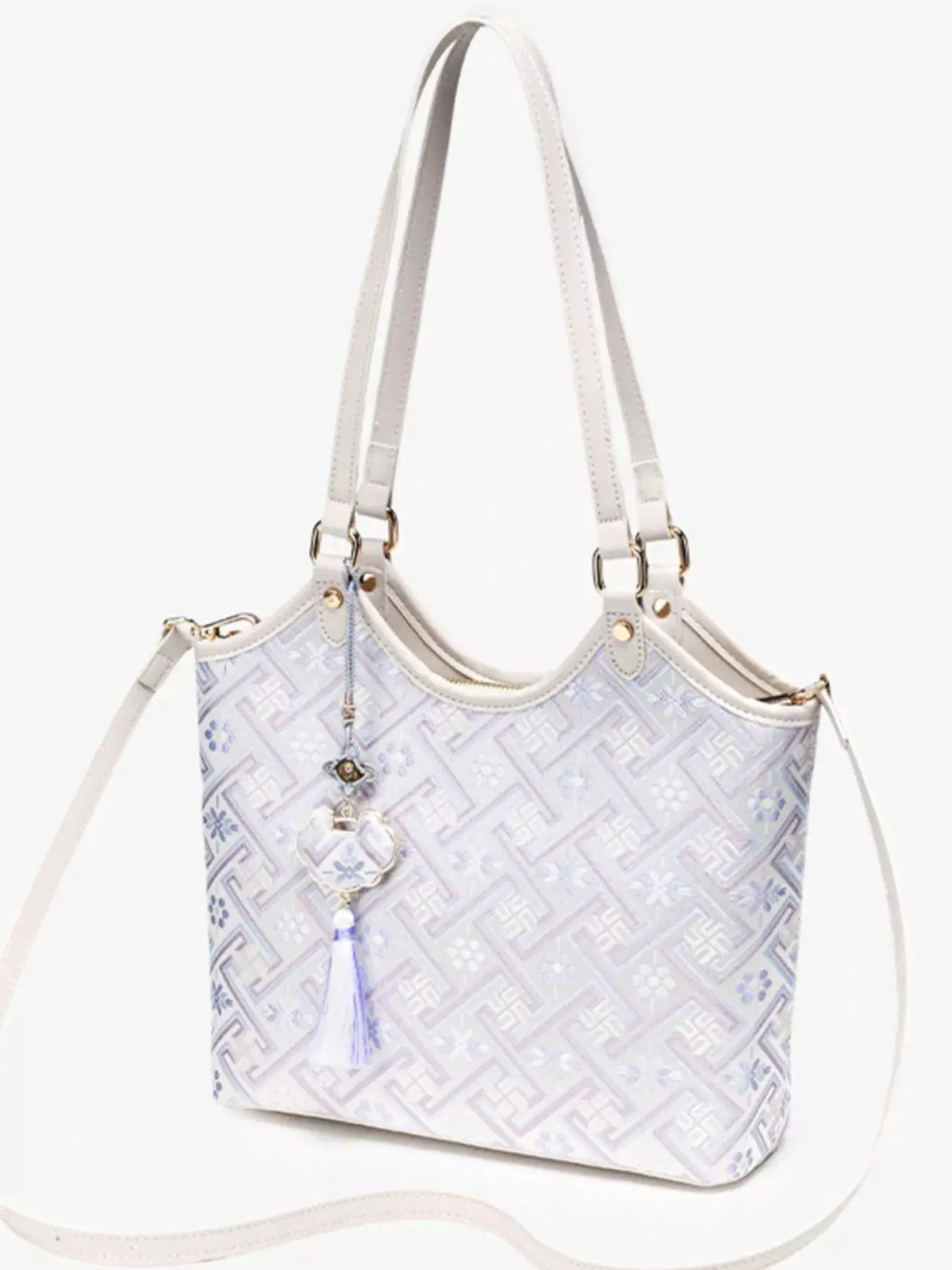 Geometric Pattern Shoulder Bag by Trendsi