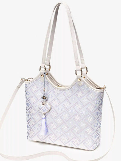 Geometric Pattern Shoulder Bag by Trendsi