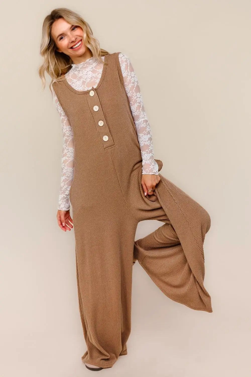 Easy Does It Wide Leg Jumper by Haptics