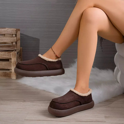 Round Toe Ankle Boots by Trendsi