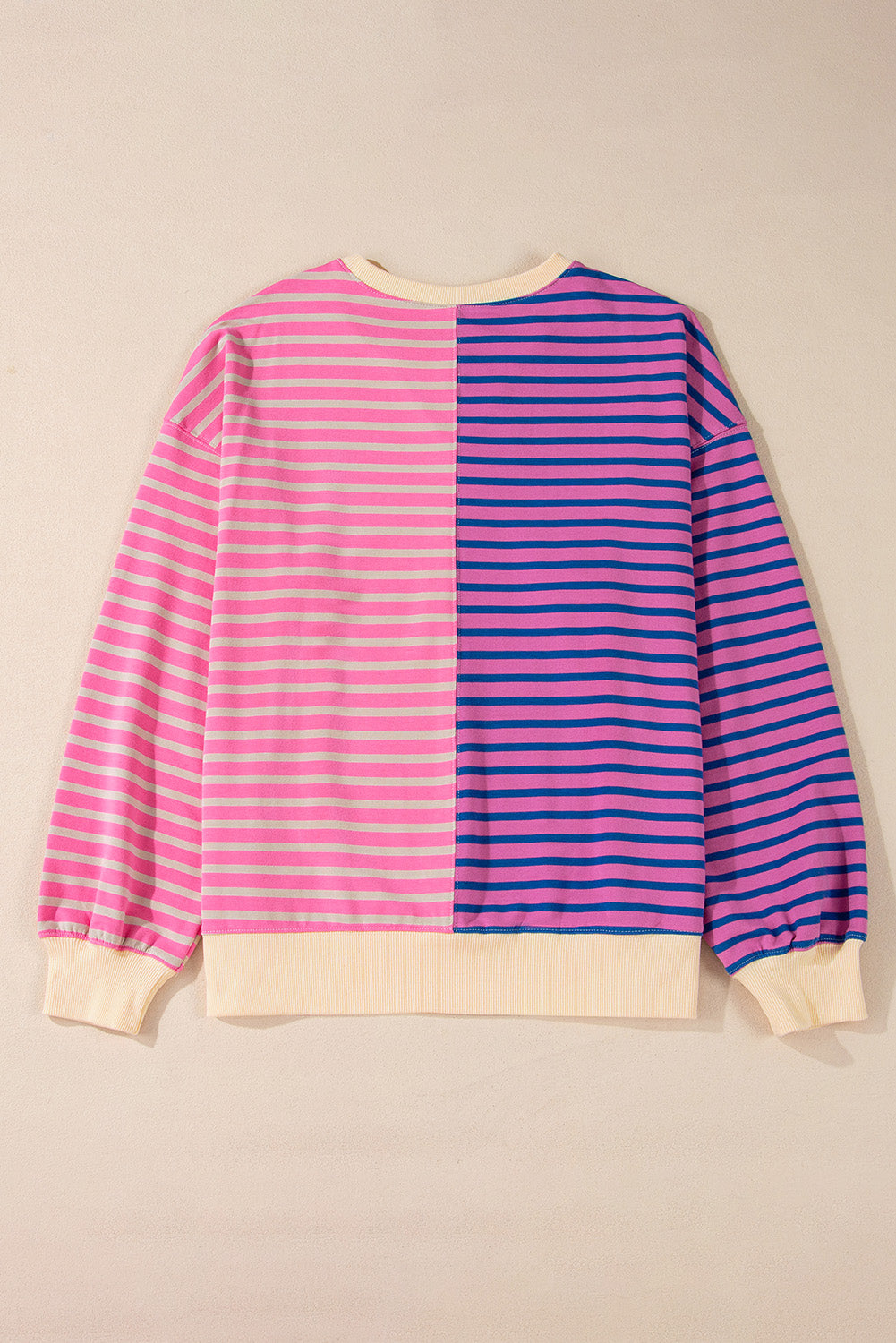 Colorblock Drop Shoulder Oversize Sweatshirt