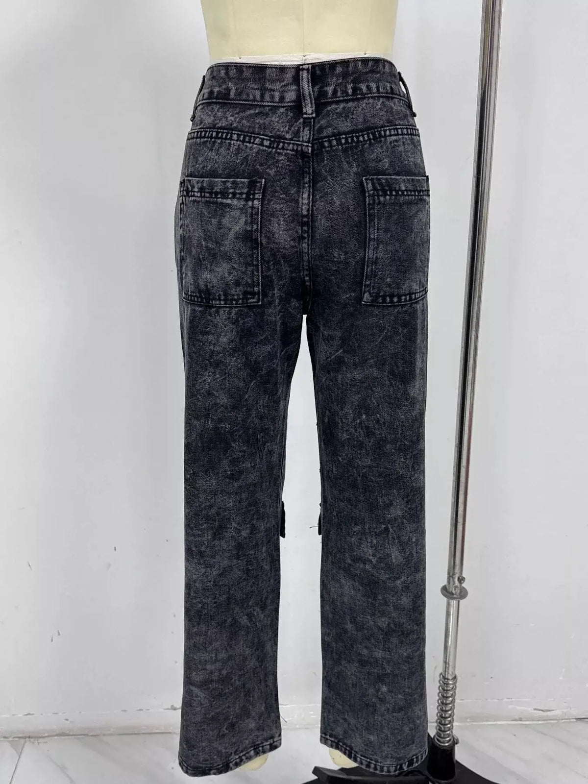 High-Waisted Wide-Leg Cargo Jeans by Trendsi