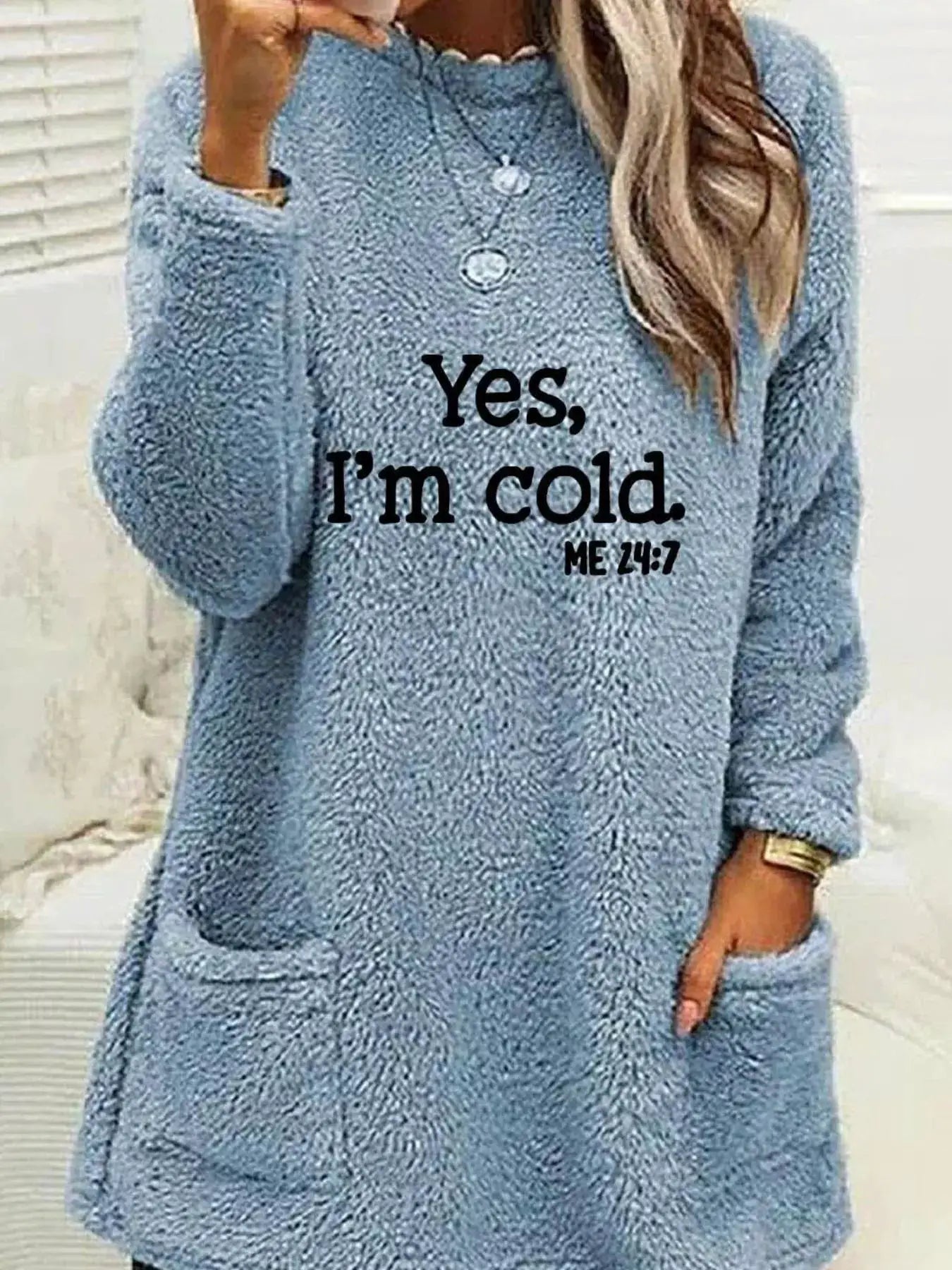 Full Size Letter Long Sleeve Fleece Sweatshirt Plus Size by Trendsi
