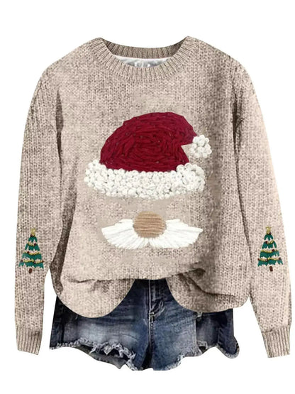 Christmas Graphic Dropped Shoulder Sweater by Trendsi