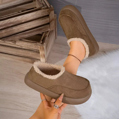 Round Toe Ankle Boots by Trendsi