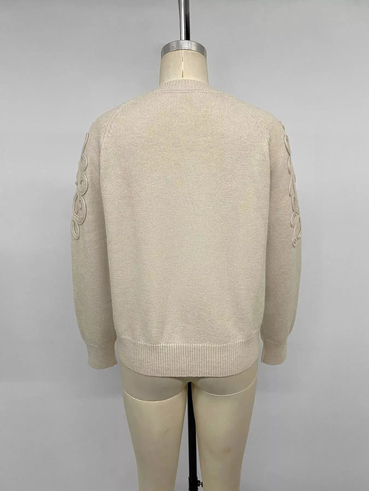 Floral Raglan Sleeve Sweater by Trendsi