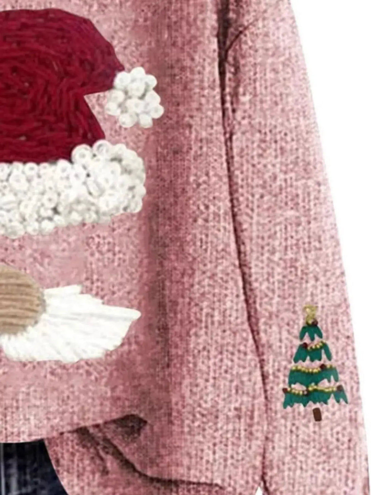 Christmas Graphic Dropped Shoulder Sweater by Trendsi