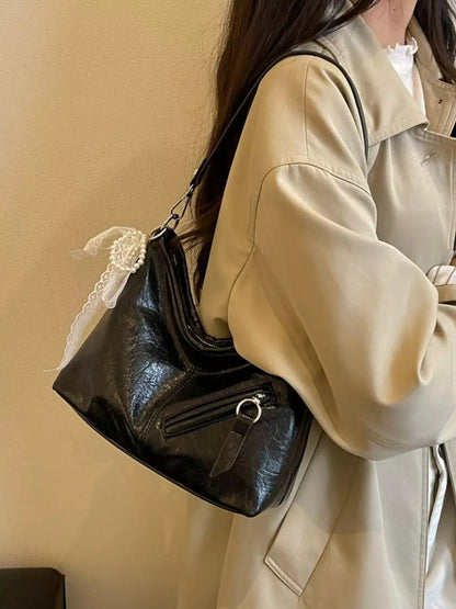 PU Leather Shoulder Bag by Trendsi