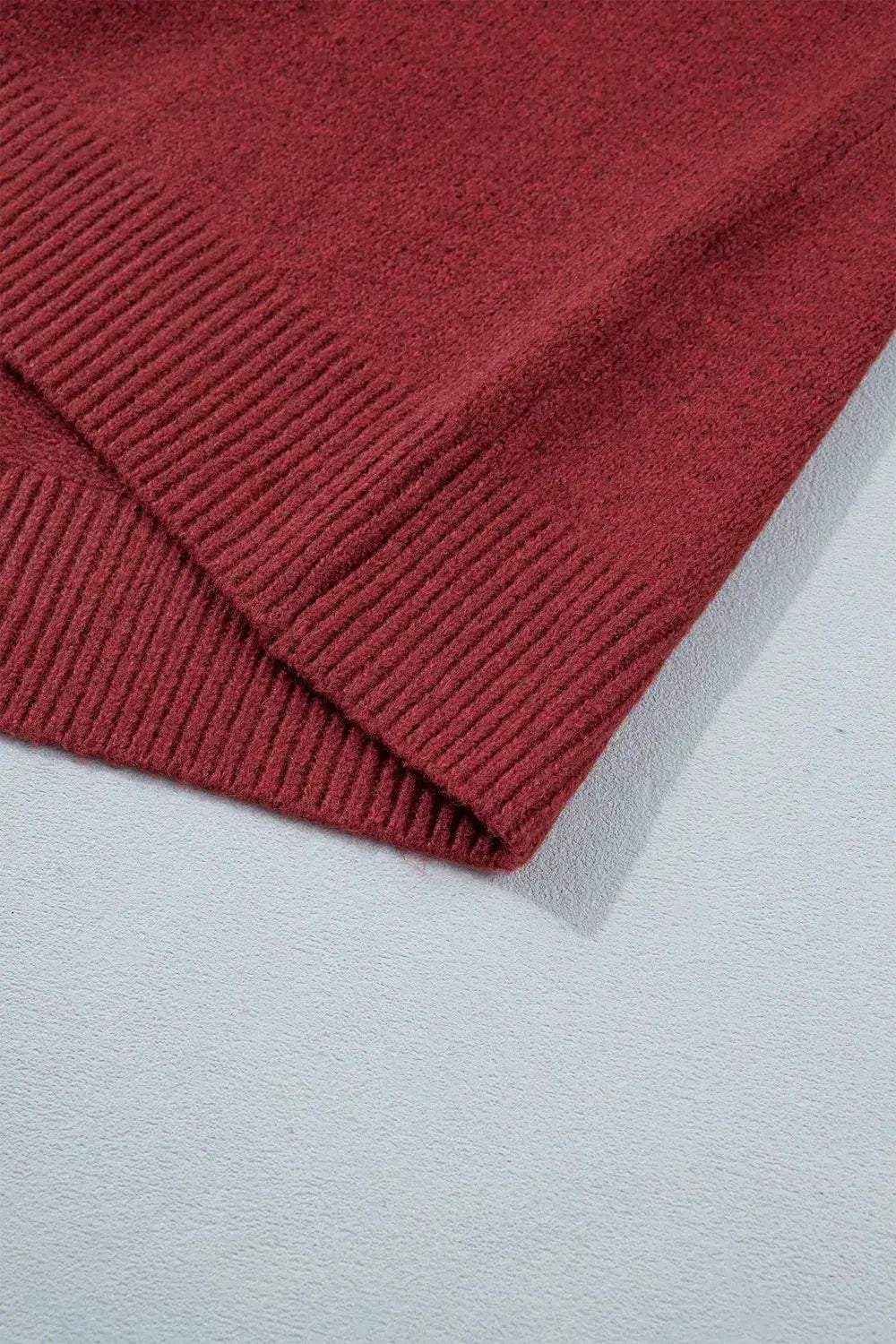 Christmas Theme Geometric Pattern Knit Round Neck Shift Sweater by Trendsi