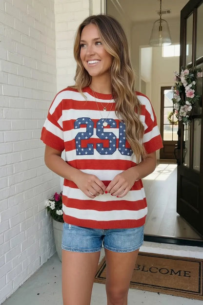 Stars and Stripes '250' Top by Kori America