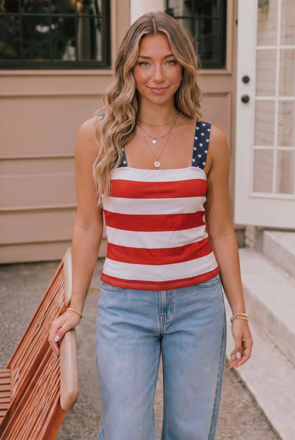 Stars and Stripes Forever Tank Top by Kori America