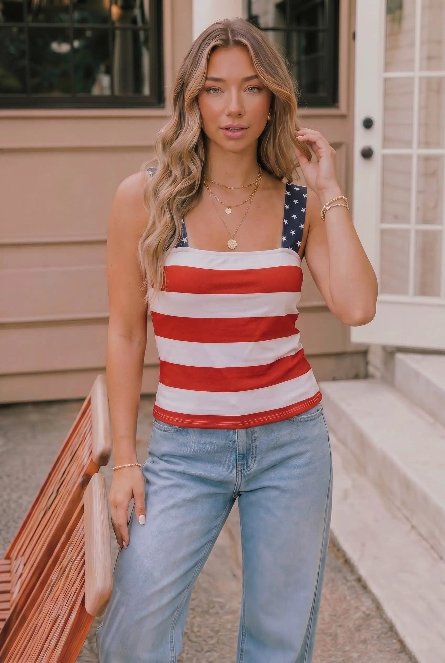 Stars and Stripes Forever Tank Top by Kori America