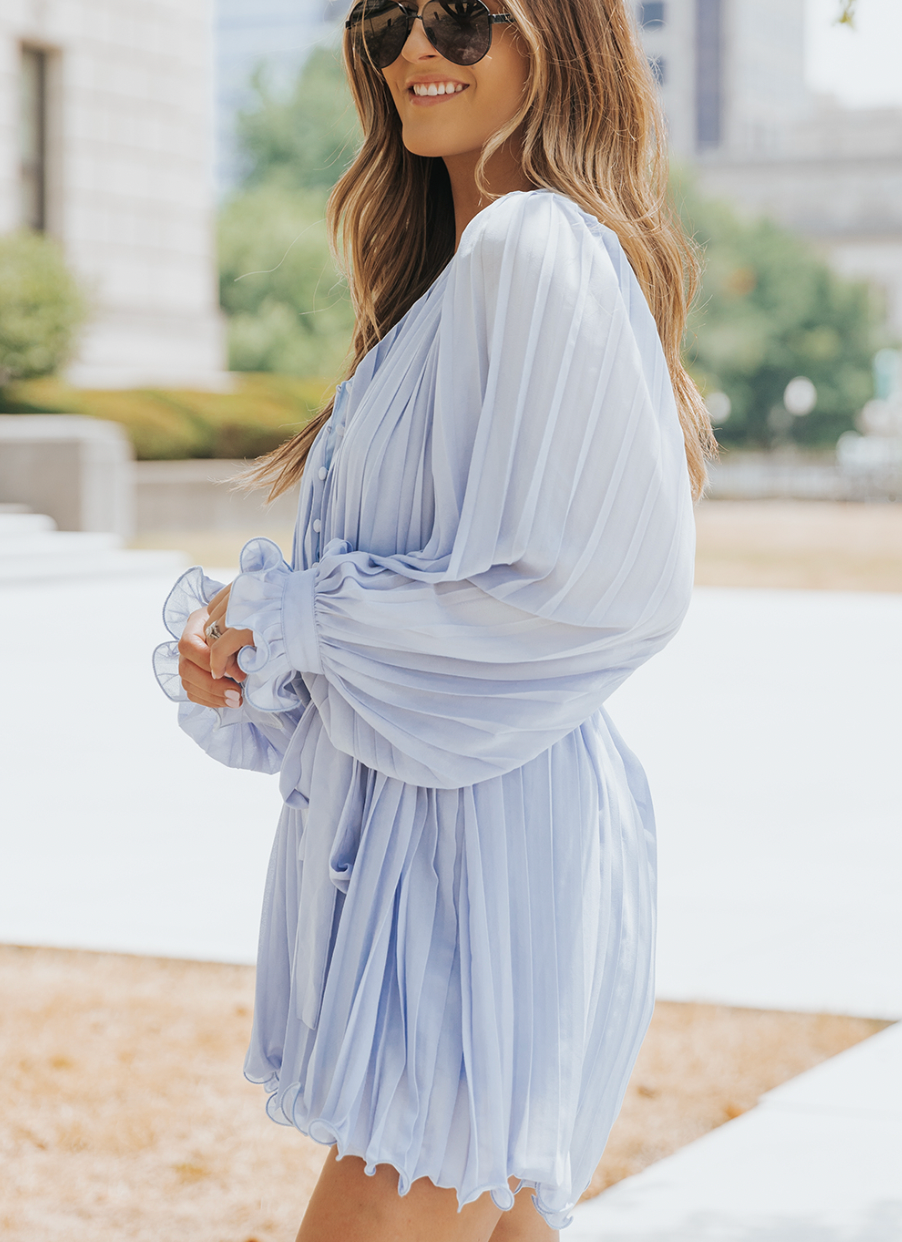 Nothing But Blue Skies Romper.