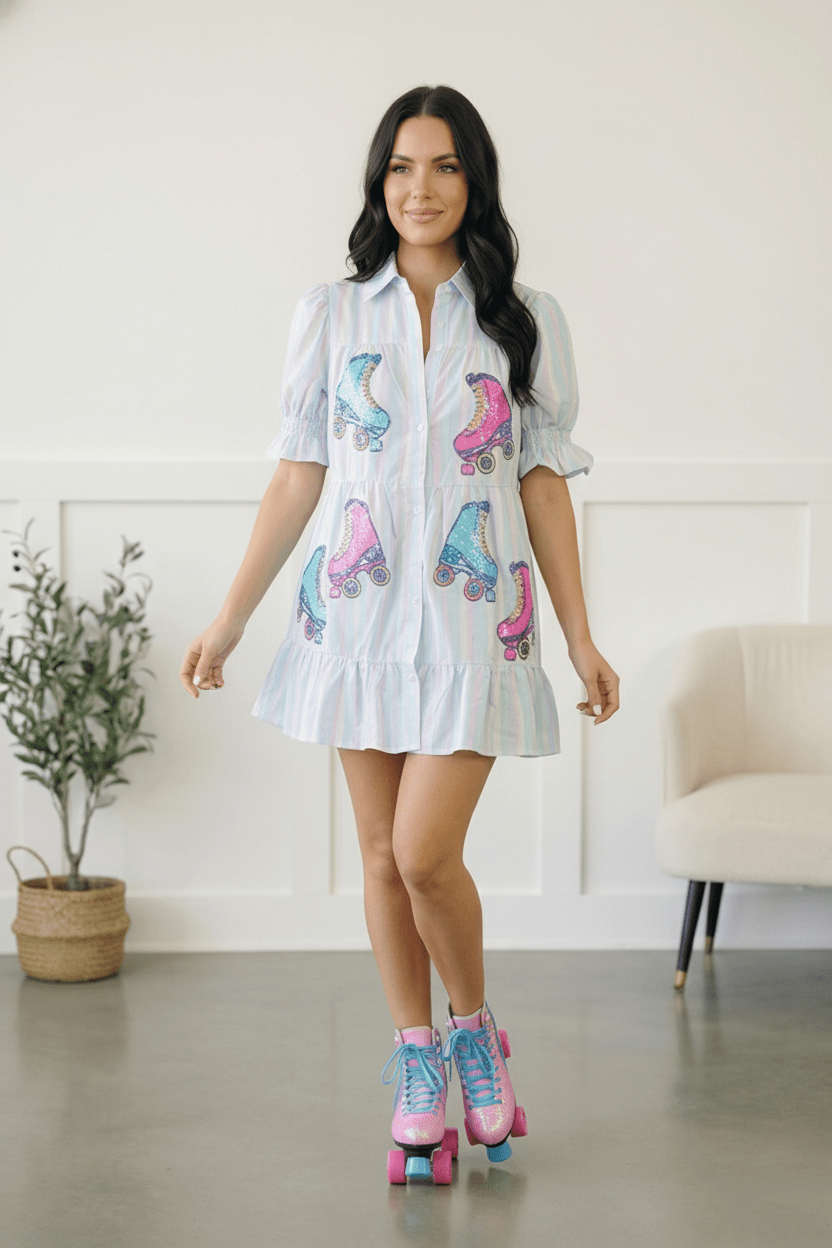 A Roller Daydream Tiered Summer Dress - Bitsy Gypsy Boutique
