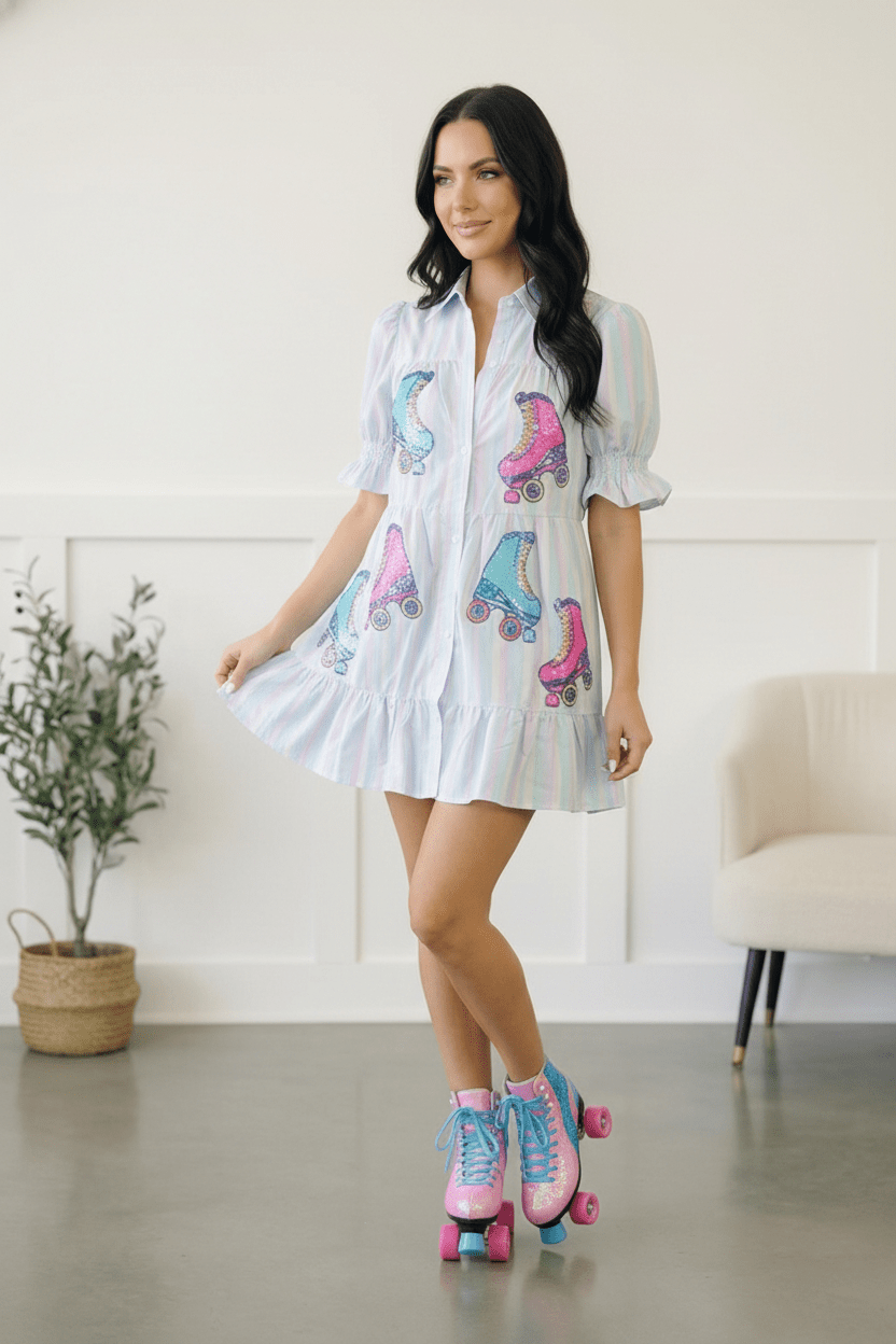 A Roller Daydream Tiered Summer Dress - Bitsy Gypsy Boutique
