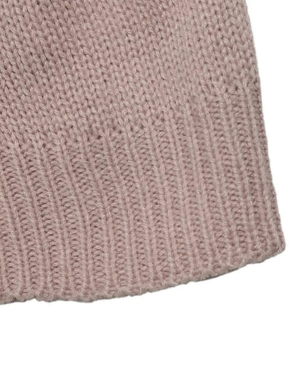 Openwork Mock Neck Sweater by Trendsi