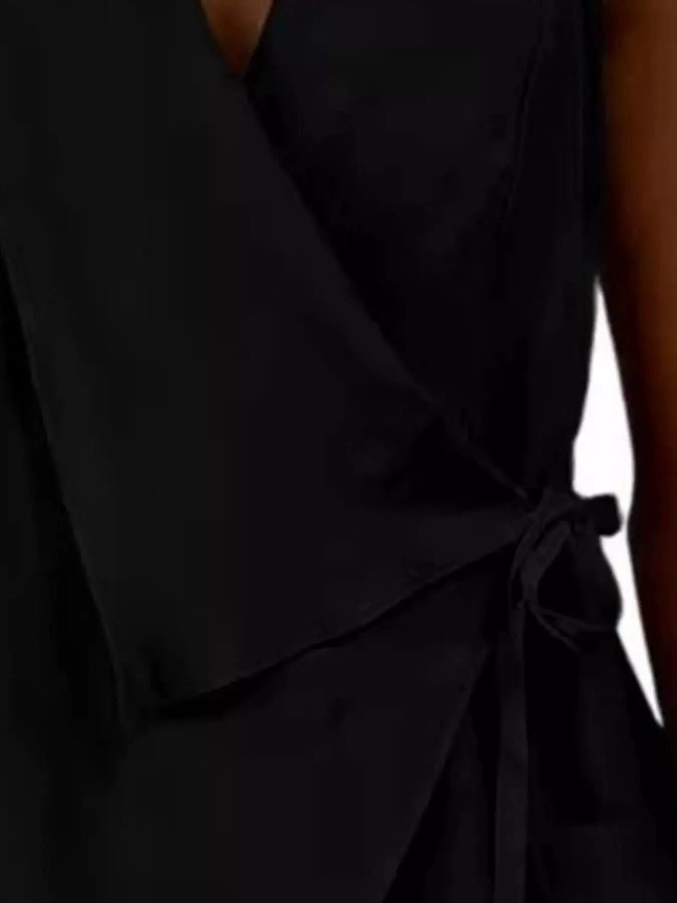 Tie Detail Sleeveless Top by Trendsi