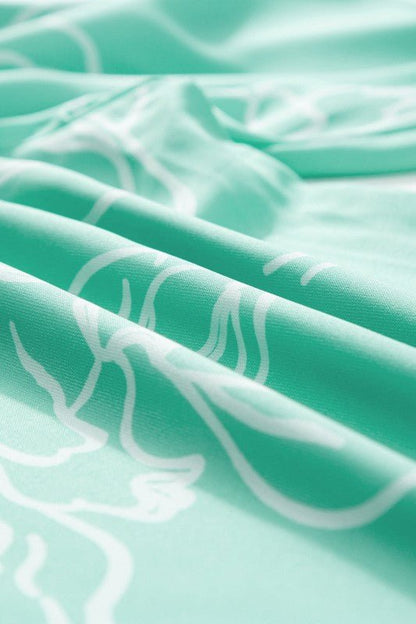 Abstract Bib Wide Leg Overall Jumpsuit - Bitsy Gypsy Boutique