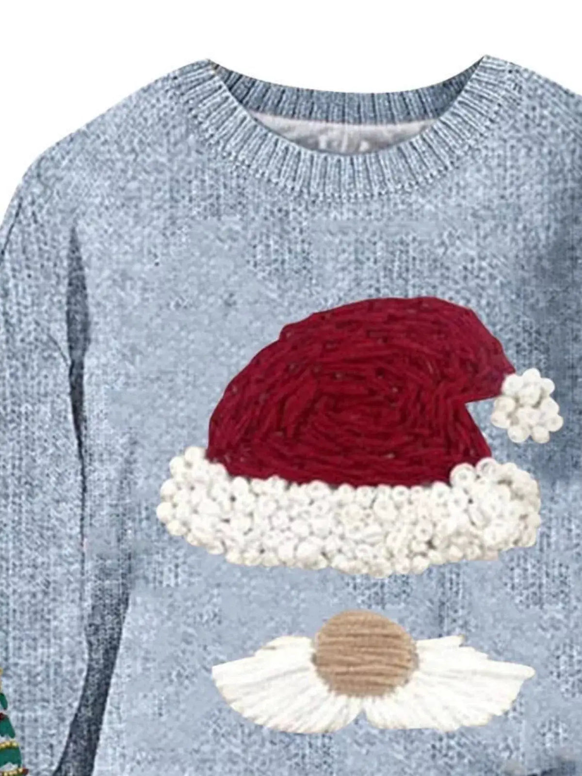 Christmas Graphic Dropped Shoulder Sweater by Trendsi