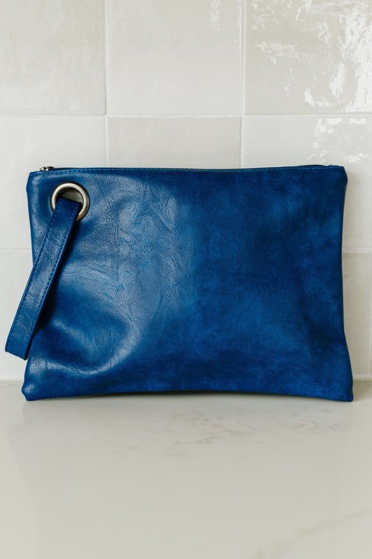 ALEXA OVERSIZED CLUTCH WITH WRISTLET - Bitsy Gypsy Boutique