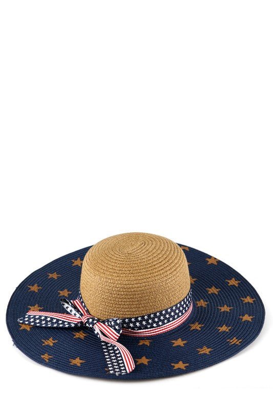 American flag Floppy Hat - Bitsy Gypsy Boutique