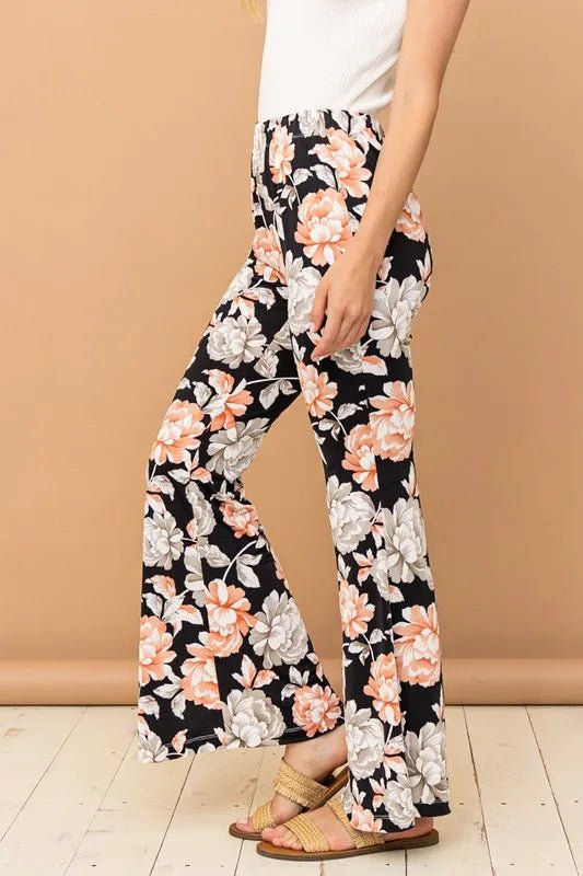 And The Why Wrinkle - Free Strectch Bell Bottom Flare Pants - Bitsy Gypsy Boutique