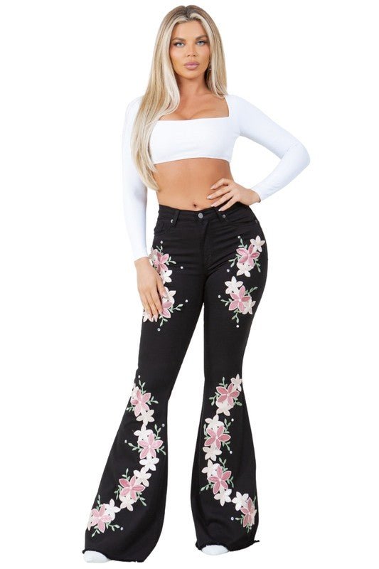 Angela Bell Bottom Jean - Bitsy Gypsy Boutique