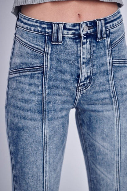 Artemis Vintage High Rise Stretch Flare Jeans - Bitsy Gypsy Boutique