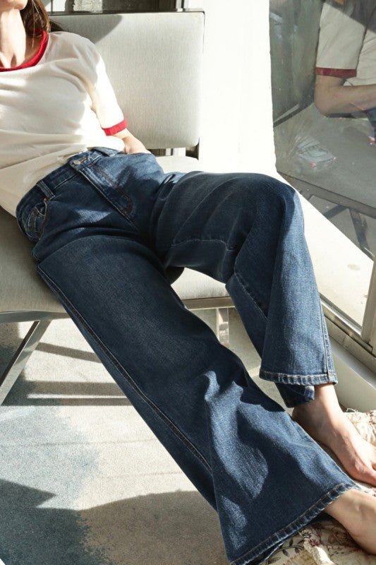 Artemis Vintage - RELAXED HIGH RISE PALAZZO JEANS - Bitsy Gypsy Boutique