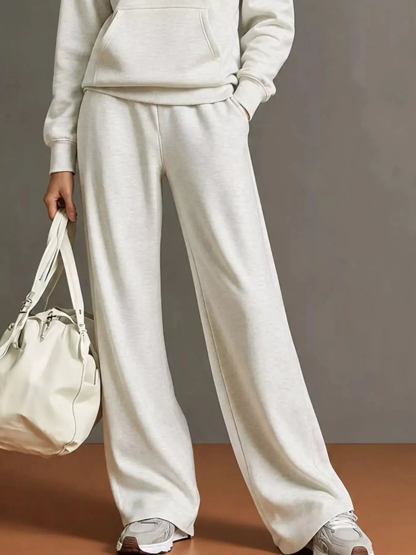 Kangaroo Pocket Hoodie and Pants Set by Trendsi