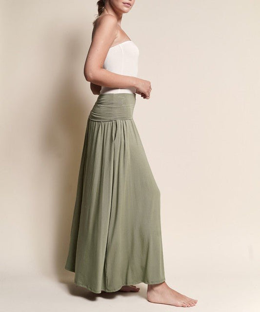 BAMBOO YOGA MAXI SKIRT - Bitsy Gypsy Boutique