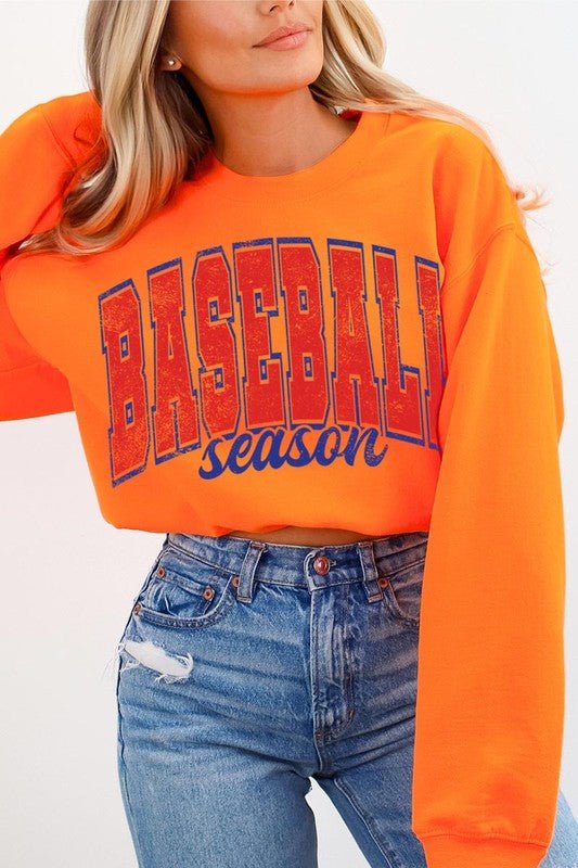 Baseball Season Graphic Sweatshirts - Bitsy Gypsy Boutique