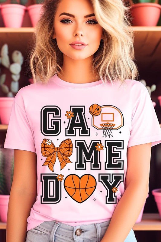 Basketball Game Day Graphic Tee - Bitsy Gypsy Boutique