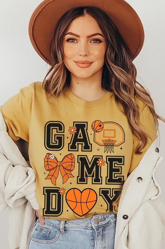 Basketball Game Day Graphic Tee - Bitsy Gypsy Boutique