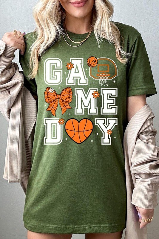 Basketball Game Day Graphic Tee - Bitsy Gypsy Boutique