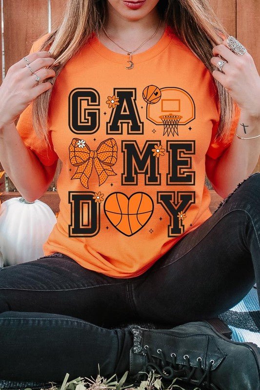 Basketball Game Day Graphic Tee - Bitsy Gypsy Boutique