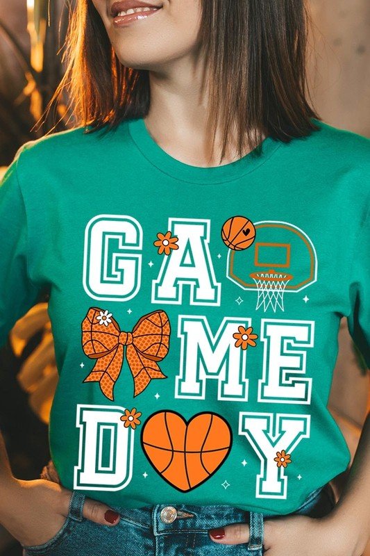 Basketball Game Day Graphic Tee - Bitsy Gypsy Boutique