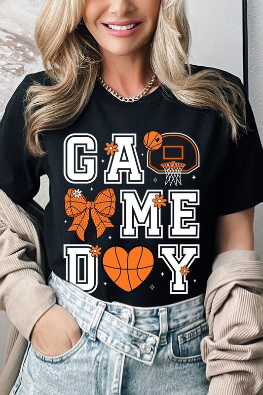 Basketball Game Day Graphic Tee - Bitsy Gypsy Boutique