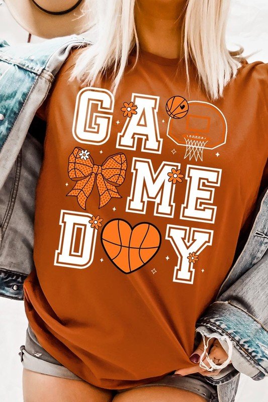 Basketball Game Day Graphic Tee - Bitsy Gypsy Boutique