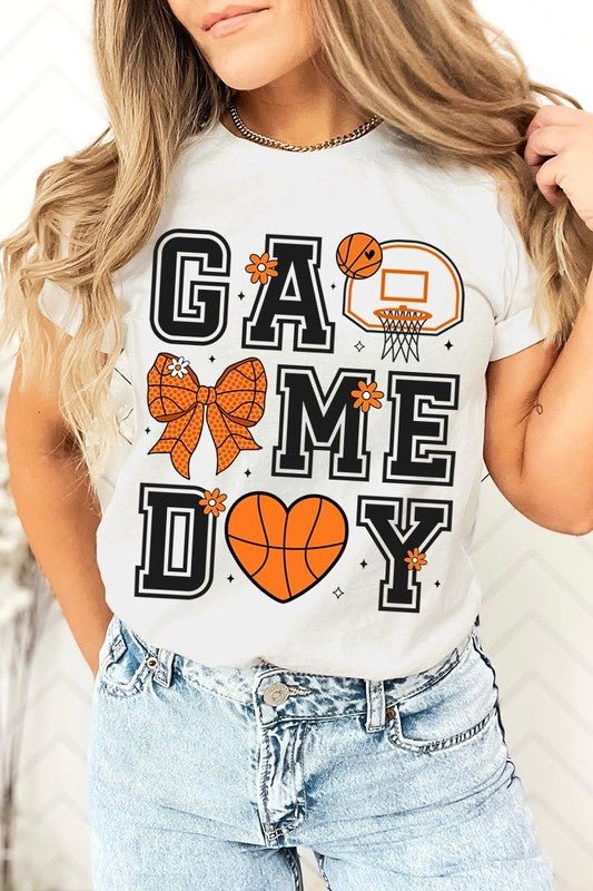 Basketball Game Day Graphic Tee - Bitsy Gypsy Boutique