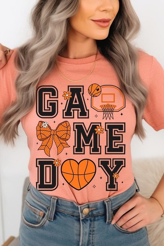 Basketball Game Day Graphic Tee - Bitsy Gypsy Boutique