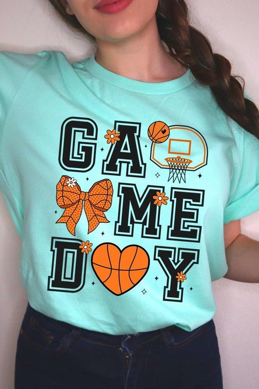 Basketball Game Day Graphic Tee - Bitsy Gypsy Boutique