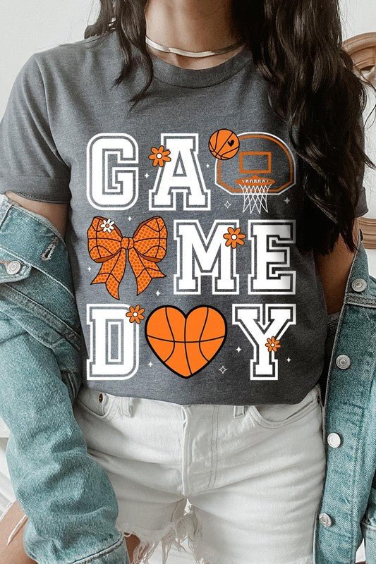 Basketball Game Day Graphic Tee - Bitsy Gypsy Boutique