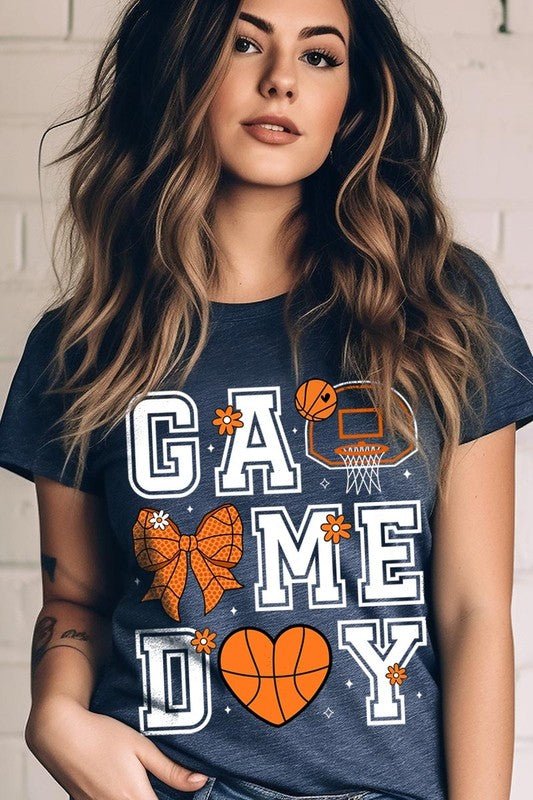 Basketball Game Day Graphic Tee - Bitsy Gypsy Boutique