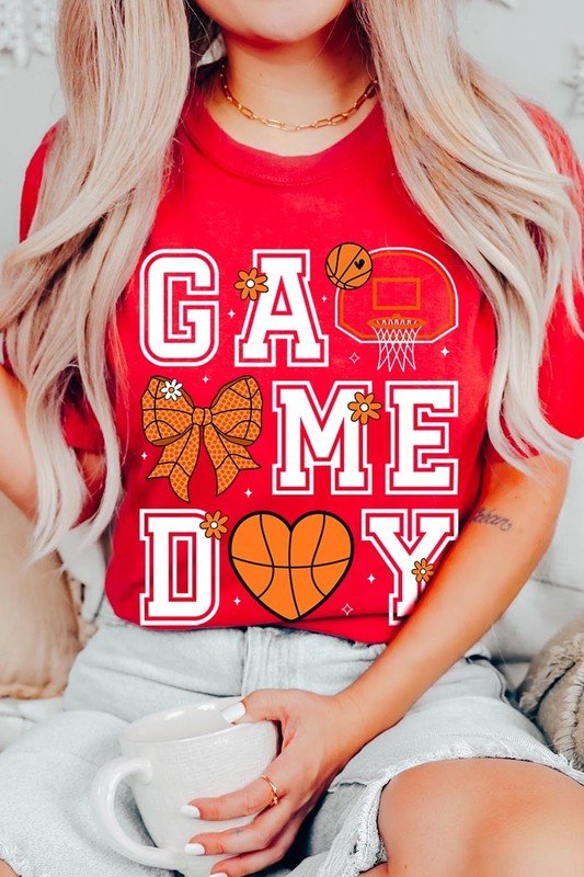 Basketball Game Day Graphic Tee - Bitsy Gypsy Boutique