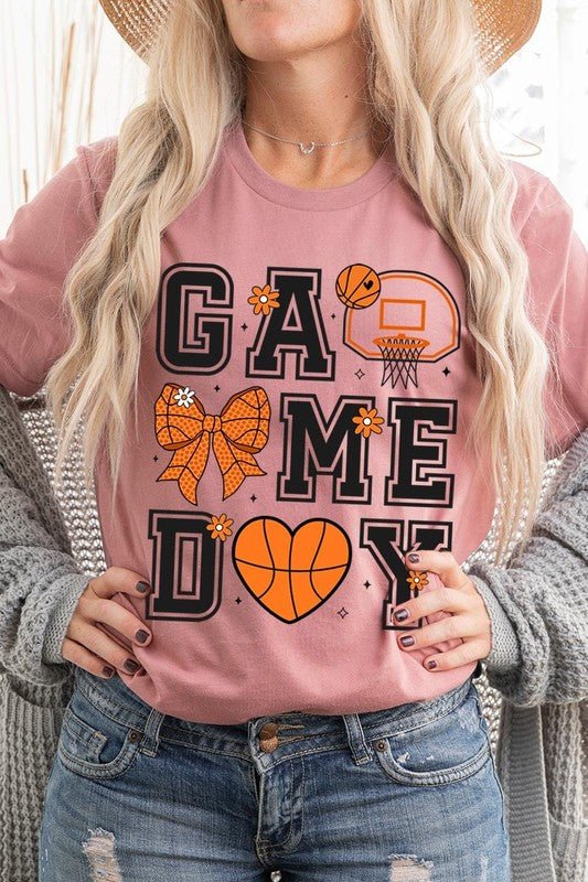 Basketball Game Day Graphic Tee - Bitsy Gypsy Boutique