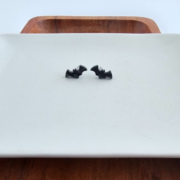 Bat Studs - Black - Bitsy Gypsy Boutique