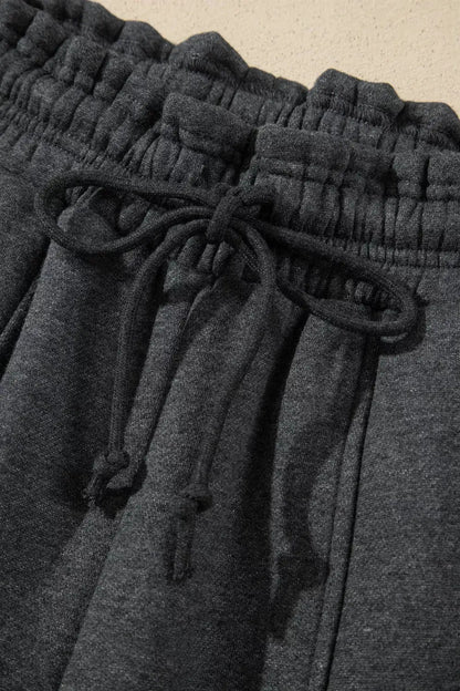Crew Neck Long Sleeve Top and Joggers Set by Trendsi