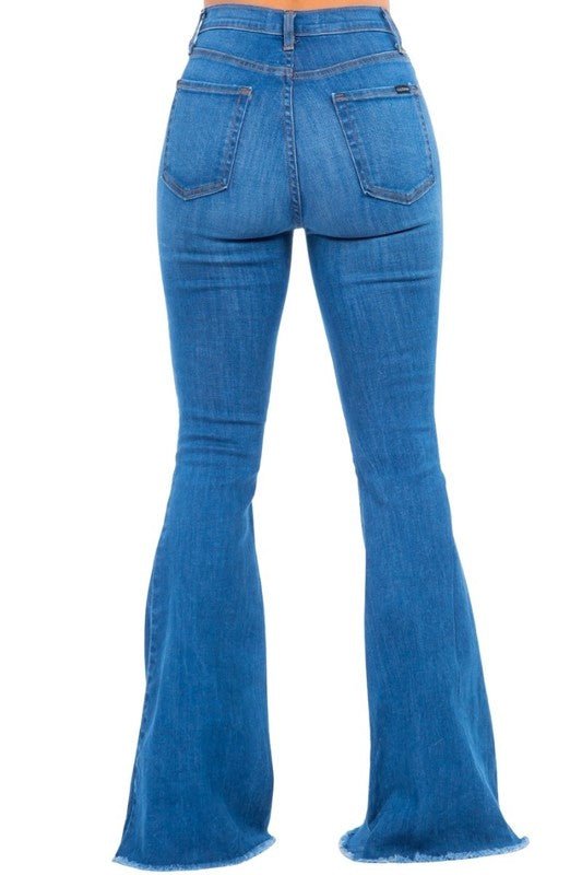 Bell Bottom Jean in Medium Wash - Inseam 32 - Bitsy Gypsy Boutique